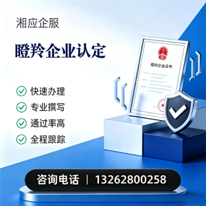 瞪羚企业认定申报服务